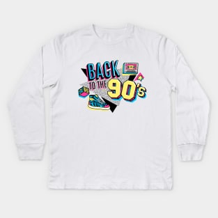 The 90's style label Tee Kids Long Sleeve T-Shirt